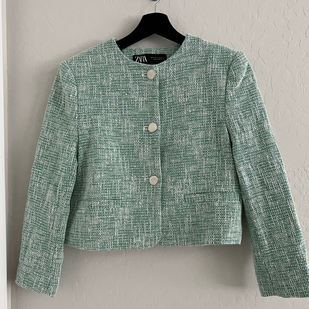 Zara Textured Blazer